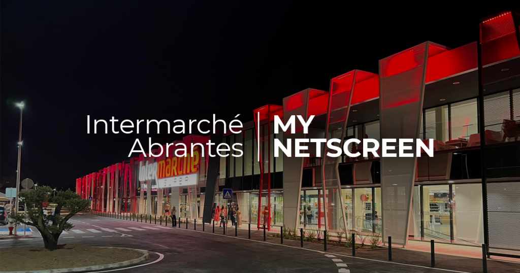 O maior Intermarché de Portugal escolheu a iluminação LED da NetScreen